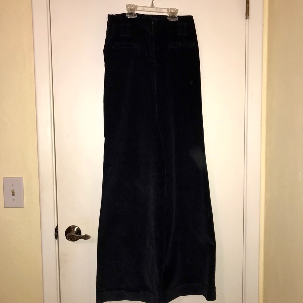 Anthropologie Navy Corduroy Pants Size 0